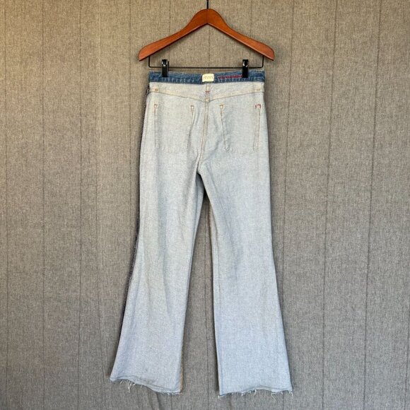 ALICE +OLIVIA Fabulous Mid Rise 70s Bootcut Jeans; Best Intentions Wash Size 30 - Picture 9 of 16